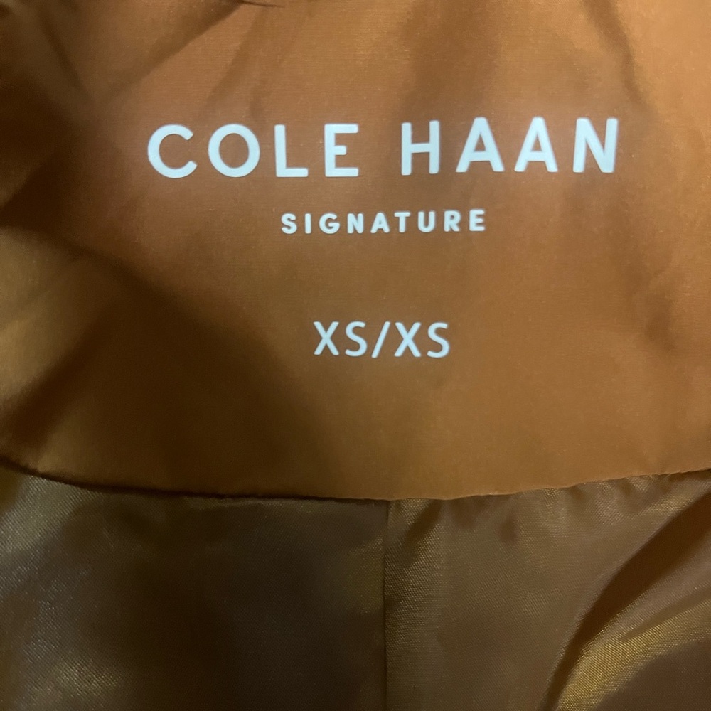 Cole Haan Signature Burnt Orange Vest - Picture 2 of 3